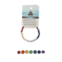 PULSERA ELASTICA LOS CHAKRAS 6MM