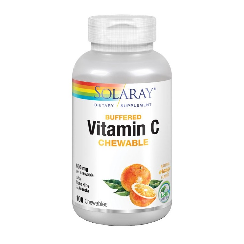 VITAMINA C 100 COMP MASTICABLE NARANJA - Imagen 1