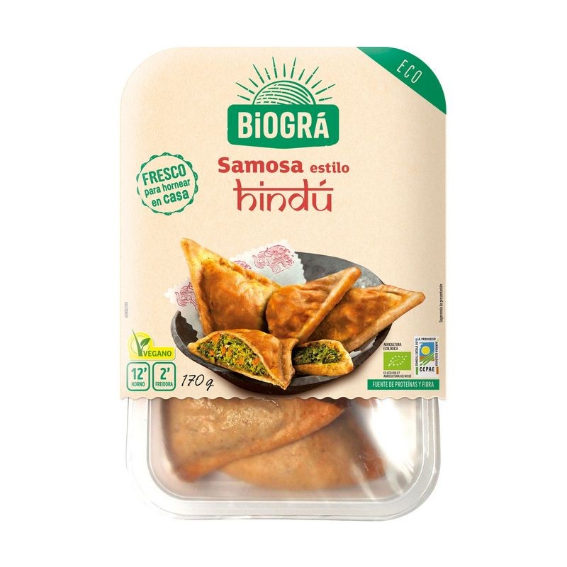 SAMOSA ESTILO HINDU BIO 170 GR - Imagen 1