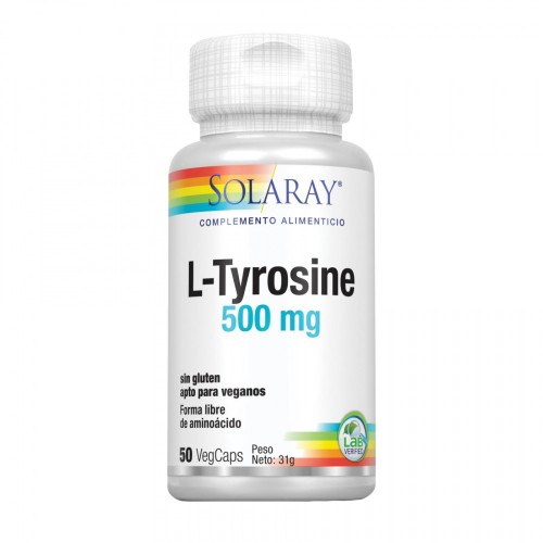 L-TYROSINA 500 MG 50 VEGCAPS - Imagen 1