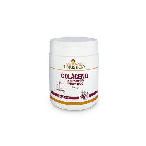 COLAGENO + MAGNESIO + VIT C 350 GR POLVO SABOR FRESA - Imagen 1