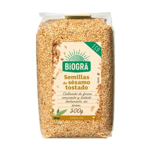 SESAMO TOSTADO BIO 500 GR SESAMO TOSTADO BIO 500 GR - Imagen 1