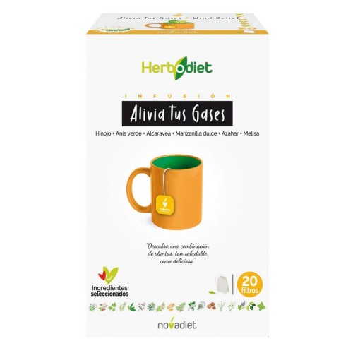 HERBODIET ALIVIA TUS GASES 20 FILTROS HERBODIET ALIVIA TUS GASES 20 FILTROS - Imagen 1