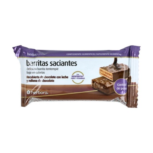 HERBOPUNTIA BARRITAS CHOCO 24 UNID - Imagen 1