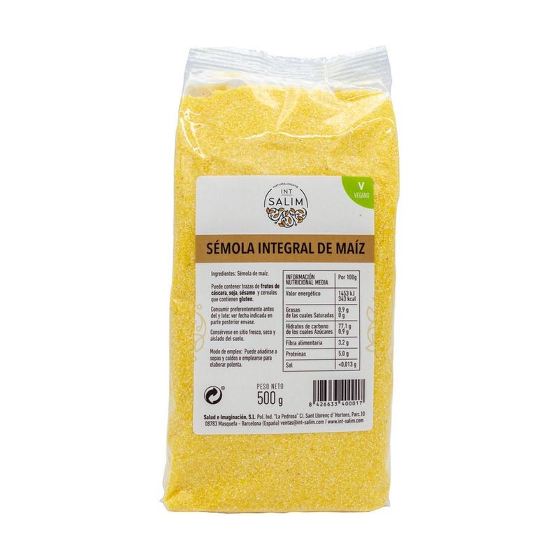 SEMOLA INT. MAIZ 500 GR POLENTA - Imagen 1