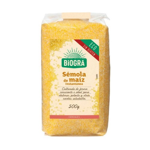 SEMOLA MAIZ BIO 500 GR POLENTA SEMOLA MAIZ BIO 500 GR POLENTA - Imagen 1