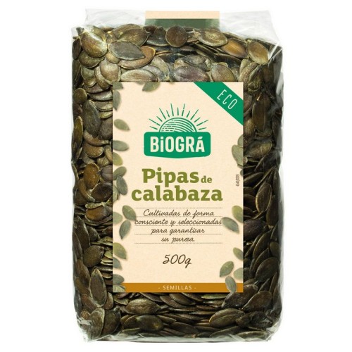 PIPAS CALABAZA BIO 500GR - Imagen 1