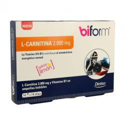 BIFORM L-CARNITINA 2000 14 VIALES - Imagen 1