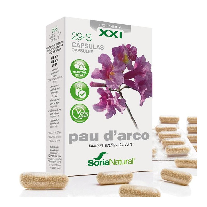 29-S PAU D`ARCO 30 CAPS 690 MG - Imagen 1