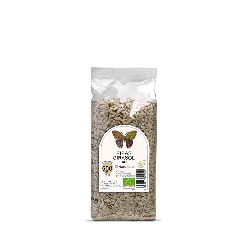 PIPAS GIRASOL BIO 500 GR VEGANO - Imagen 1