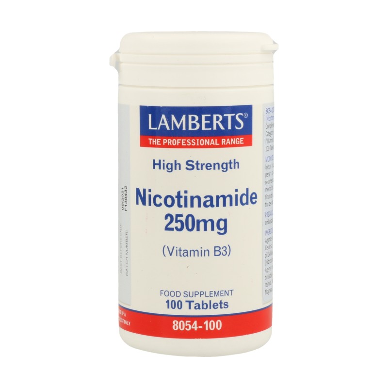 NICOTINAMIDA 250 MG 100 TB - Imagen 1