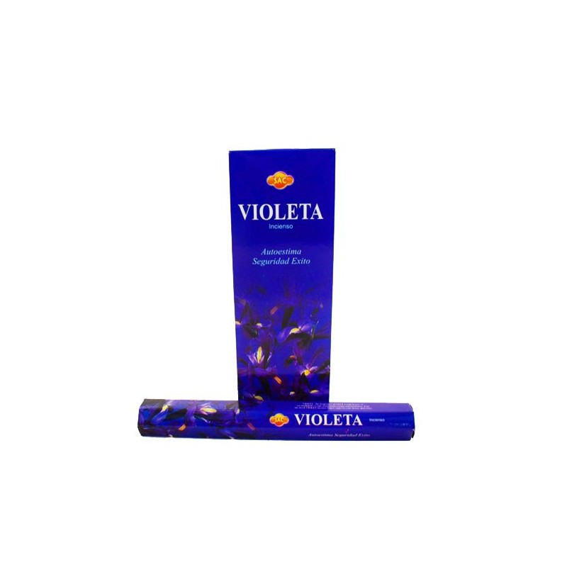 INCIENSO VIOLETA  HEXAGONAL - Imagen 1