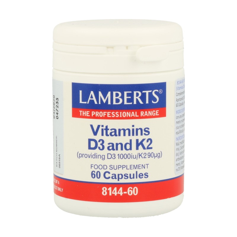 VITAMINA D3 K2 60 CAPS. 100 IU  90 UG - Imagen 1