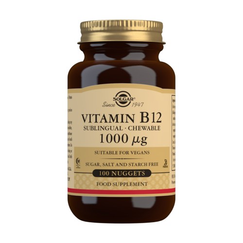 VITAMINA B-12 1000MCG CIANOCOBALAMINA 100 COMP MAST - Imagen 1
