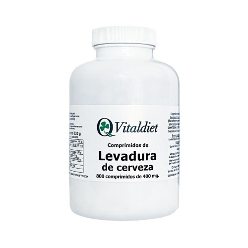 LEVADURA CERVEZA 400 MG 800 COMPR LEVADURA 400 MG 800 COMPR - Imagen 1