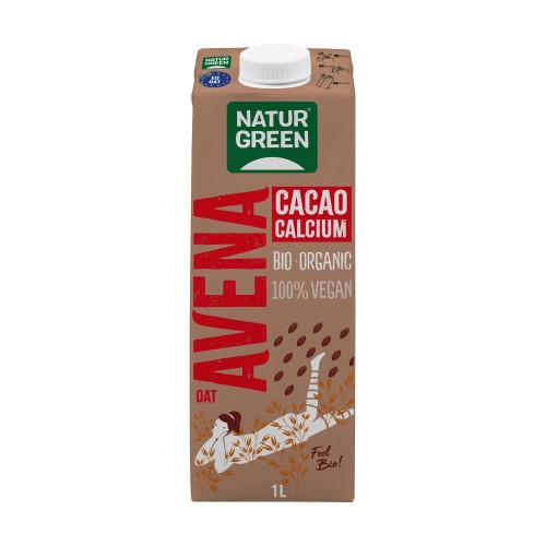 BEBIDA AVENA CHOCO CALCIO 1L BEBIDA AVENA CHOCO 1L - Imagen 1