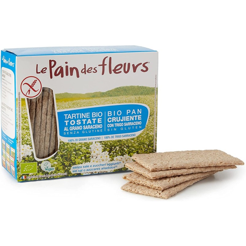 PAN DE FLORES BIO TRIGO SARRACENO SIN SAL 300 GR