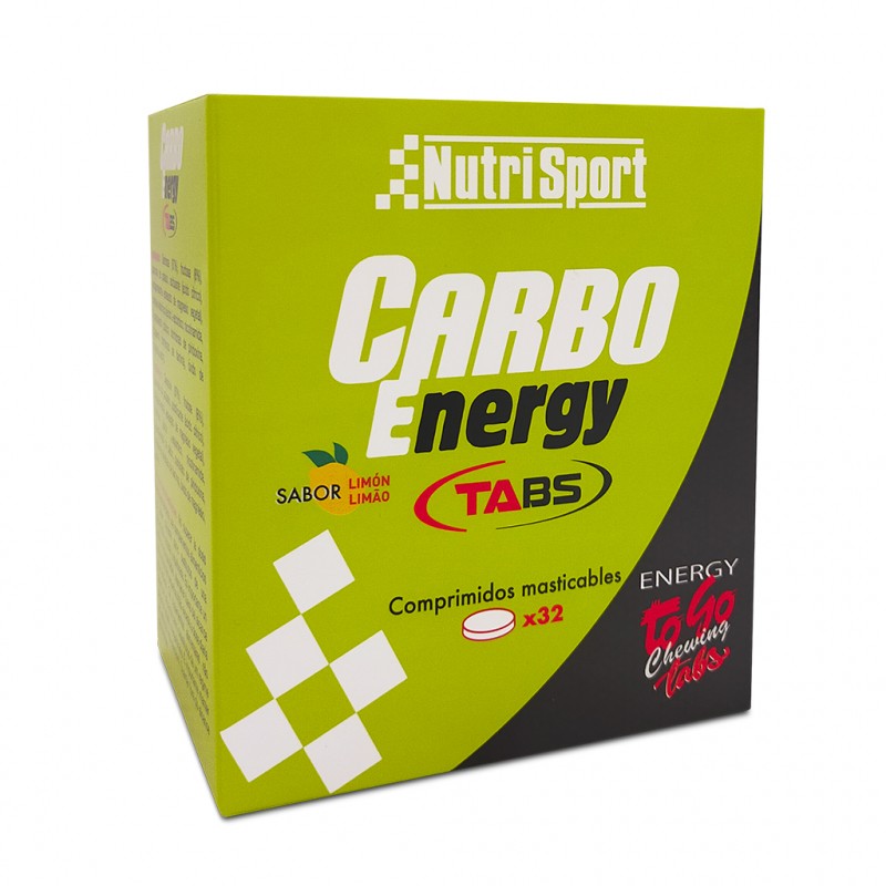CARBO ENERGY TABS SABOR LIMON - Imagen 1
