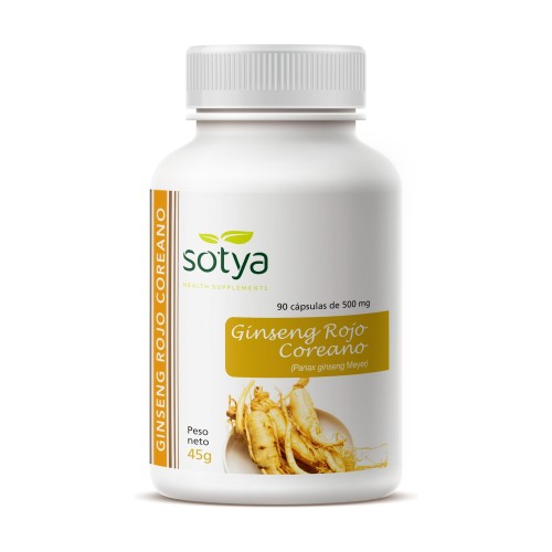 GINSENG ROJO COREANO 500 MG 90 CAPS GINSENG ROJO COREANO 90 CAPS - Imagen 1