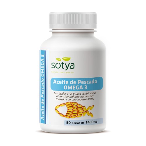 ACEITE PESCADO OMEGA 3 1400MG 50 PERLAS OMEGA 3 1400MG 50 PERLAS - Imagen 1