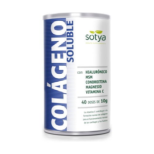 COLAGENO ACID HIALURONICO MSM CONDROITINA MAGNESIO VITAMINA C 400 GR POLVO COLAGENO SOLUBLE ACID HIALURONICO MSM 400 GR - Imagen 1