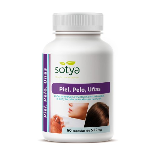 PIEL PELO UÑAS 60 CAPS 522 MG PIEL PELO UÑAS 60 CAPS 520 MG - Imagen 1