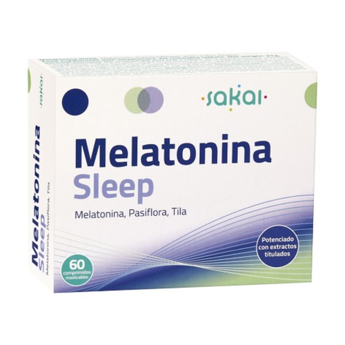 MELATONINA SLEEP 60 COMP MASTICABLES - Imagen 1