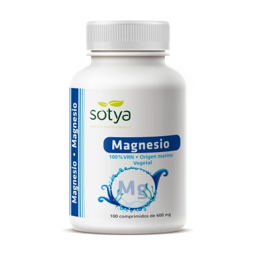 MAGNESIO 100 COMPR. 600 MG MAGNESIO MARINO 100 COMPR. 600 MG - Imagen 1