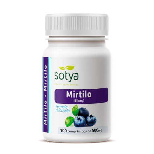 MIRTILO 500 MG 100 COMPR MIRTILO 100 COMPR - Imagen 1