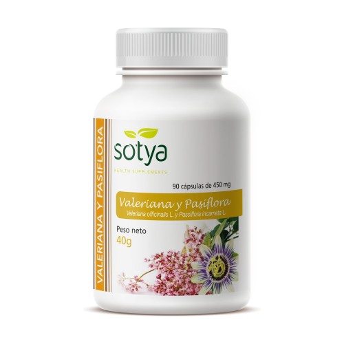 VALERIANA PASIFLORA 450 MG 90 CAPS. VALERIANA  PASIFLORA 450 MG - Imagen 1