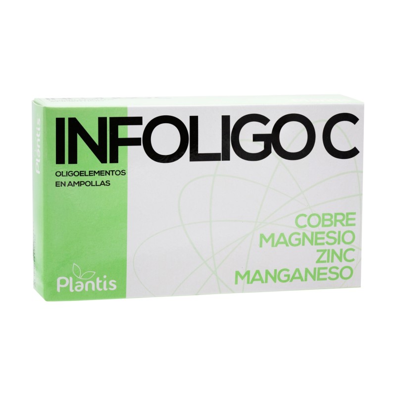 INFOLIGO C MG-CU-MN-ZN 20 AMPOLLAS - Imagen 1