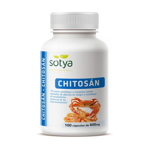 CHITOSAN 100 CAPS 600 MG CHITOSAN 100 CAPS 600 MG - Imagen 1