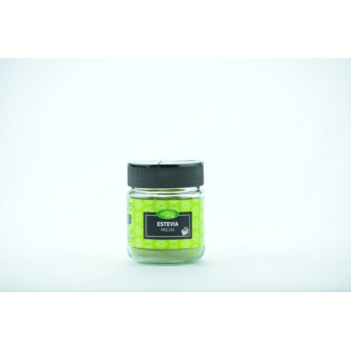 STEVIA 65 GR MOLIDA ECO TARRO CRISTAL