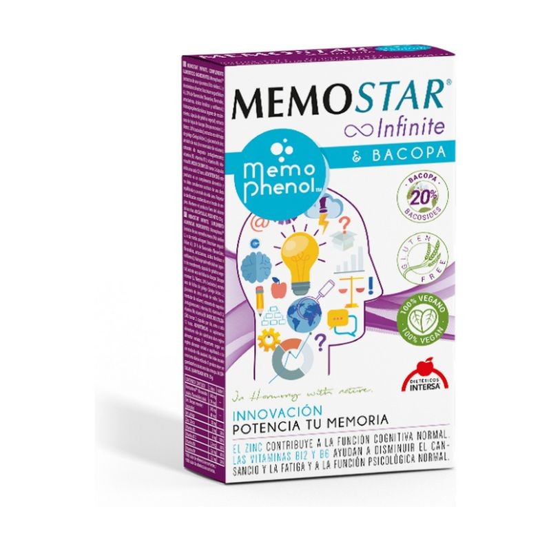 MEMOSTAR INFINITE 60 CAPS - Imagen 1