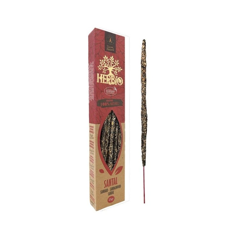 INCIENSO ECOCERT SANDALO 20 GR
