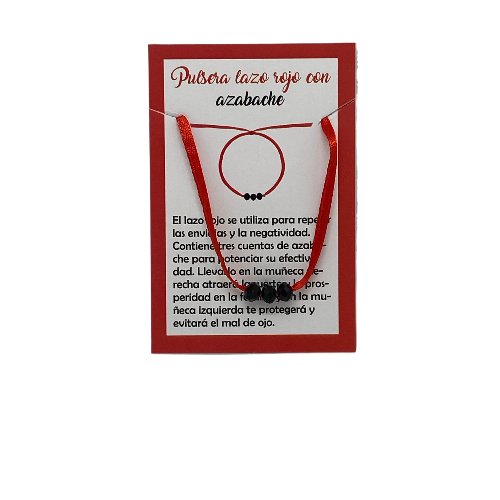 PULSERA ESOTERICA LAZO AZABACHE