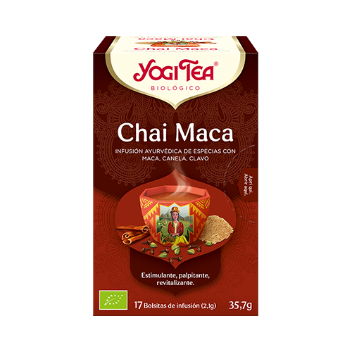 YOGI TEA CHAI MACA 17 FILTROS