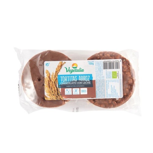 TORTAS ARROZ CHOCO LECHE 100 GR BIO