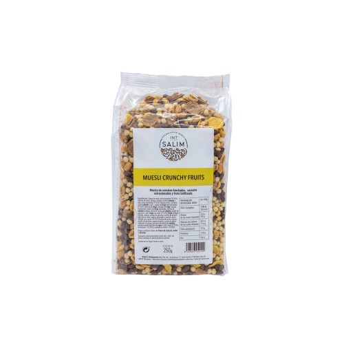 MUESLI CRUNCHY FRUIT 250 GR