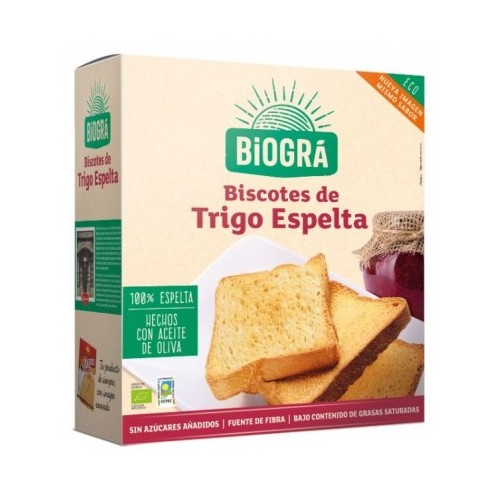 BISCOTES ESPELTA S/AZ BIO 270 GR