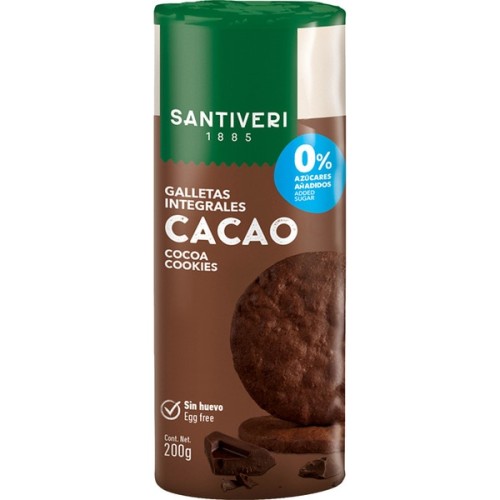 GALLETAS DIGESTIVE CACAO 0%AZUCAR