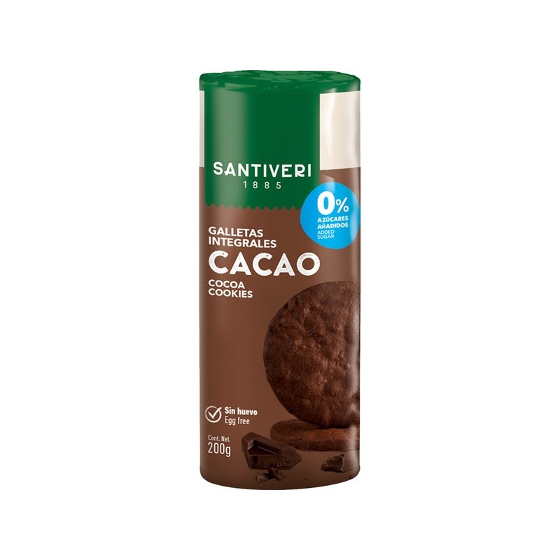 GALLETAS DIGESTIVE CACAO 0%AZUCAR