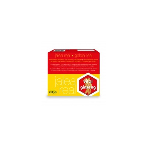 JALEA REAL VITAL GINSENG 10 ML VIALES VIDRIO 20U JALEA REAL VITAL GINSENG 10 ML VIALES VIDRIO 20U