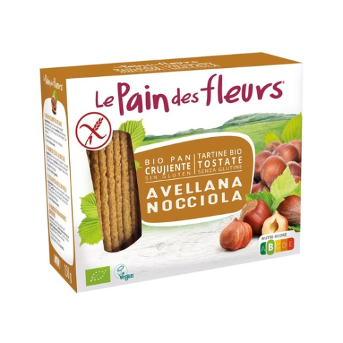 PAN DE FLORES BIO AVELLANA SIN GLUTEN 150 GR PAN DE FLORES BIO AVELLANA SIN GLUTEN 150 GR