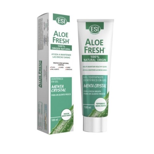 ALOE FRESH GEL DENTIFRICO MENTA CRISTAL 100 ML ALOE FRESH GEL DENTIFRICO MENTA CRISTAL 100 ML