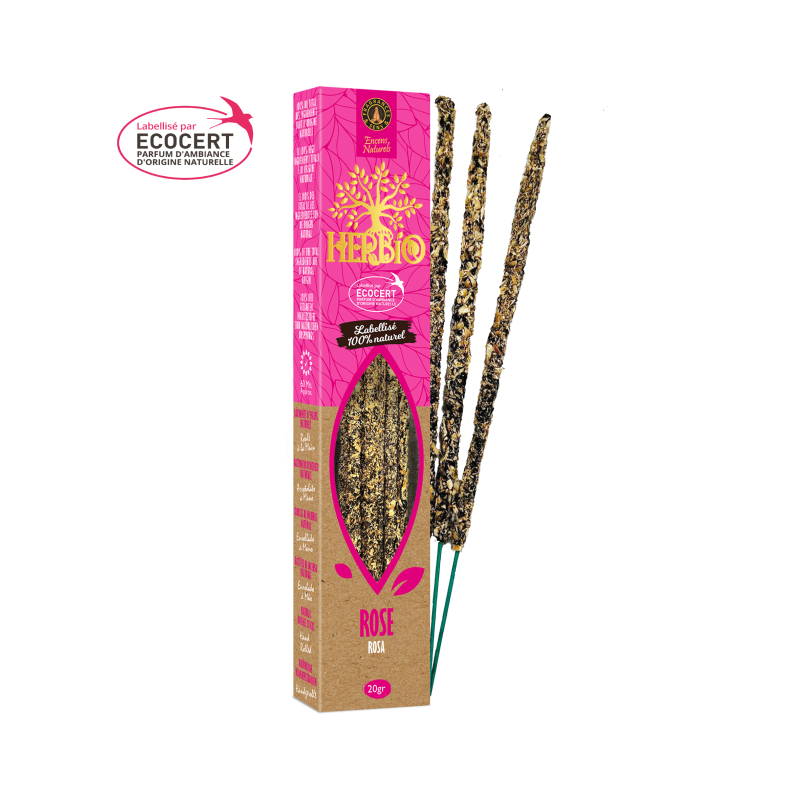 INCIENSO ECOCERT ROSA 20 GR