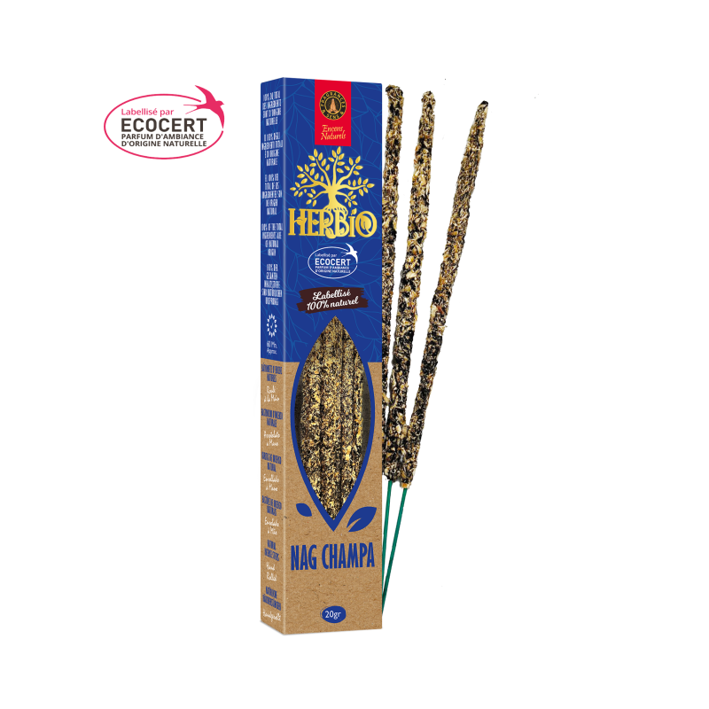 INCIENSO ECOCERT NAG CHAMPA 20 gr
