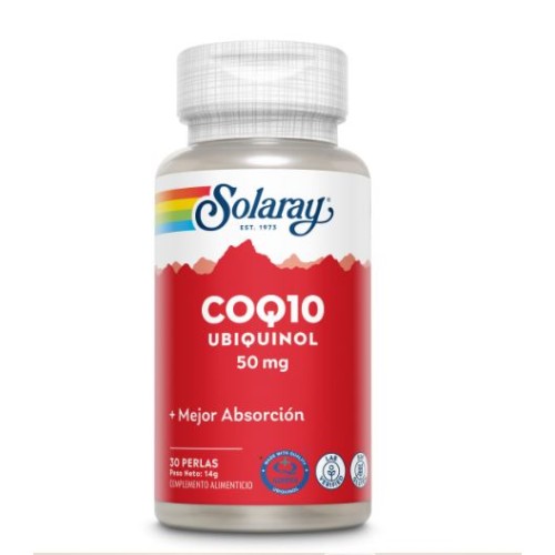 UBIQUINOL COQ-10 30 PERLAS 50 MG UBIQUINOL COQ-10 30 PERLAS 50 MG