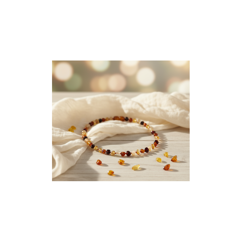 COLLAR DE AMBAR 33 CM